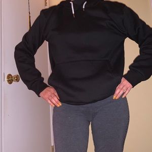 Black hoodie